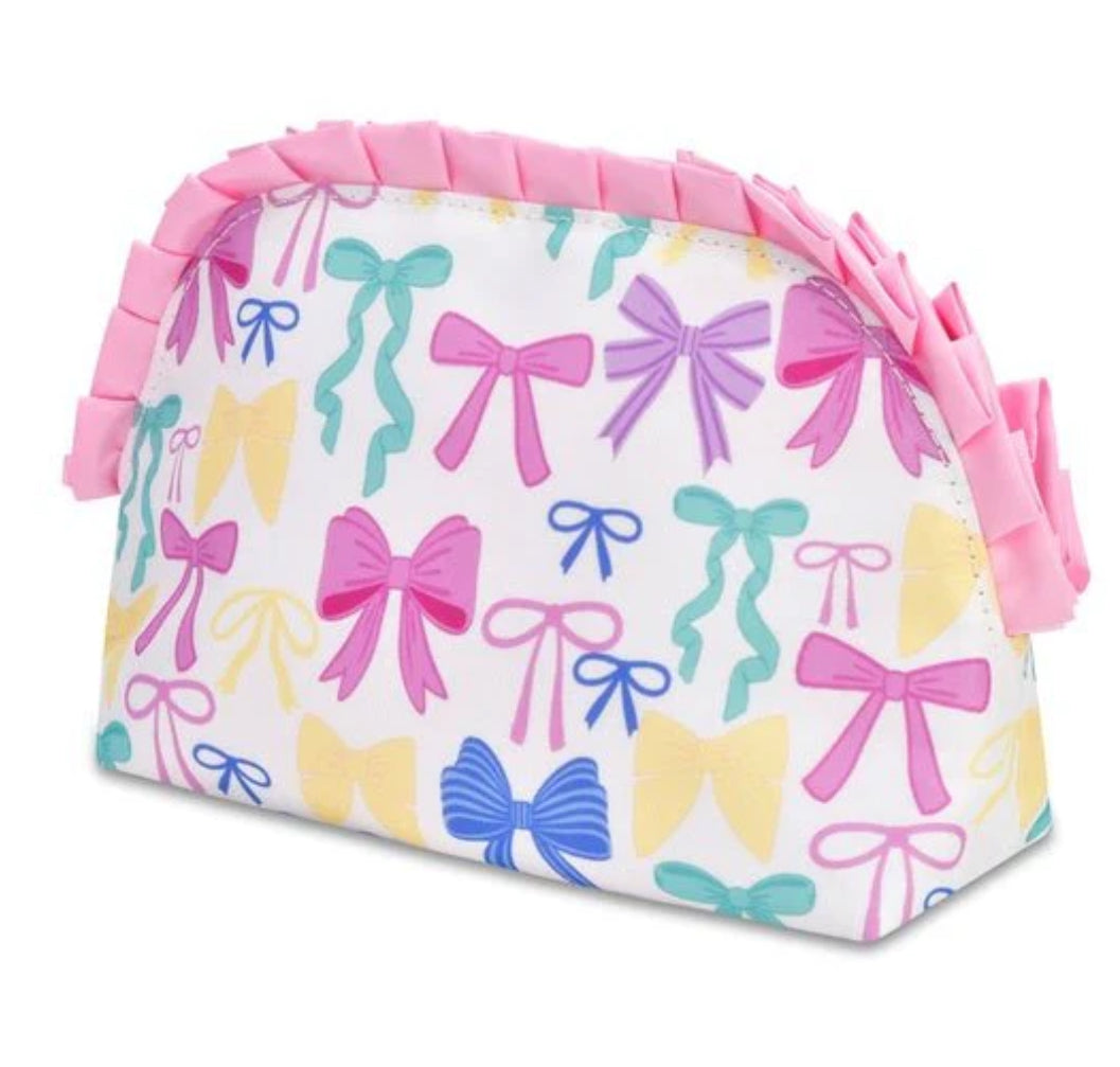 Pretty Bows Oval Cosmetic Bag