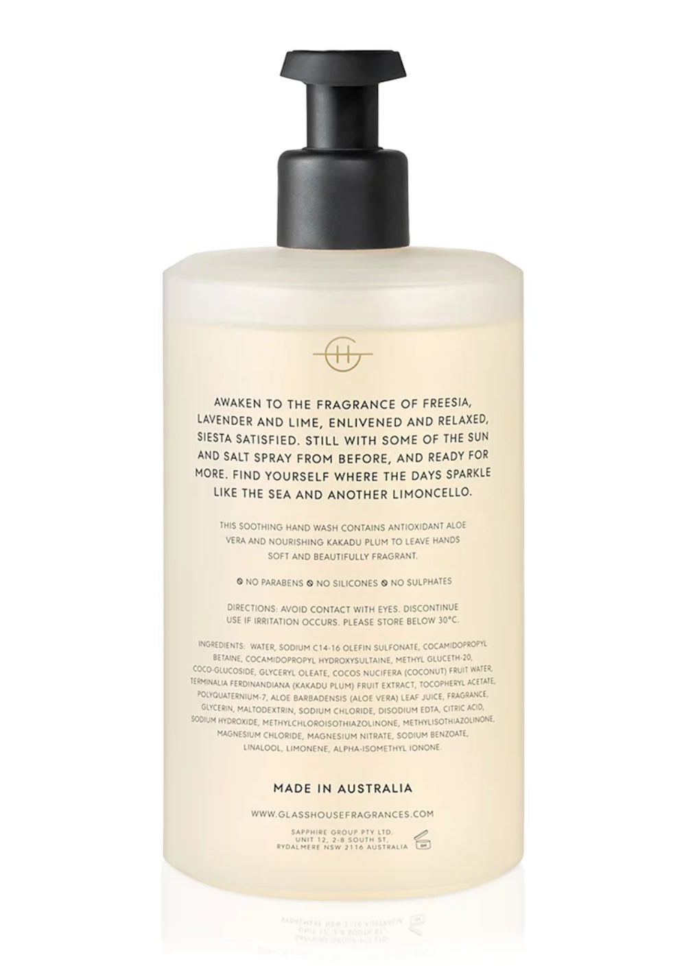 Glasshouse Fragrances Lost in Amalfi Hand Wash 15.2 fl. oz