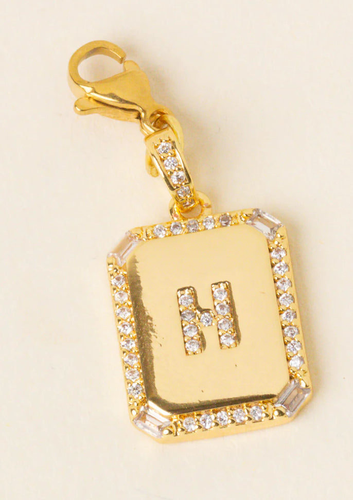Initial Letter Gold Charm