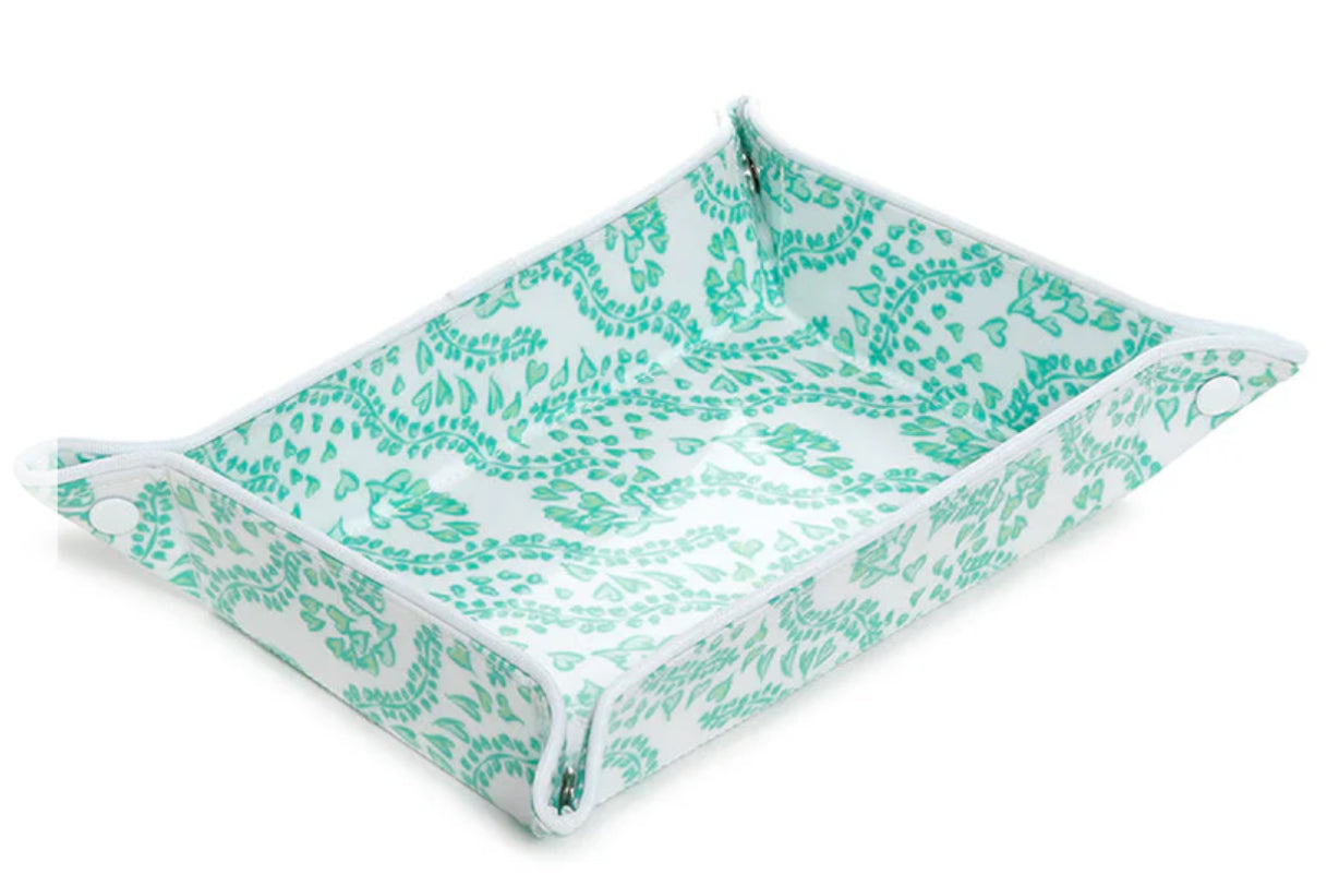 Luxe Gloss All Heart Green Valet Tray Set