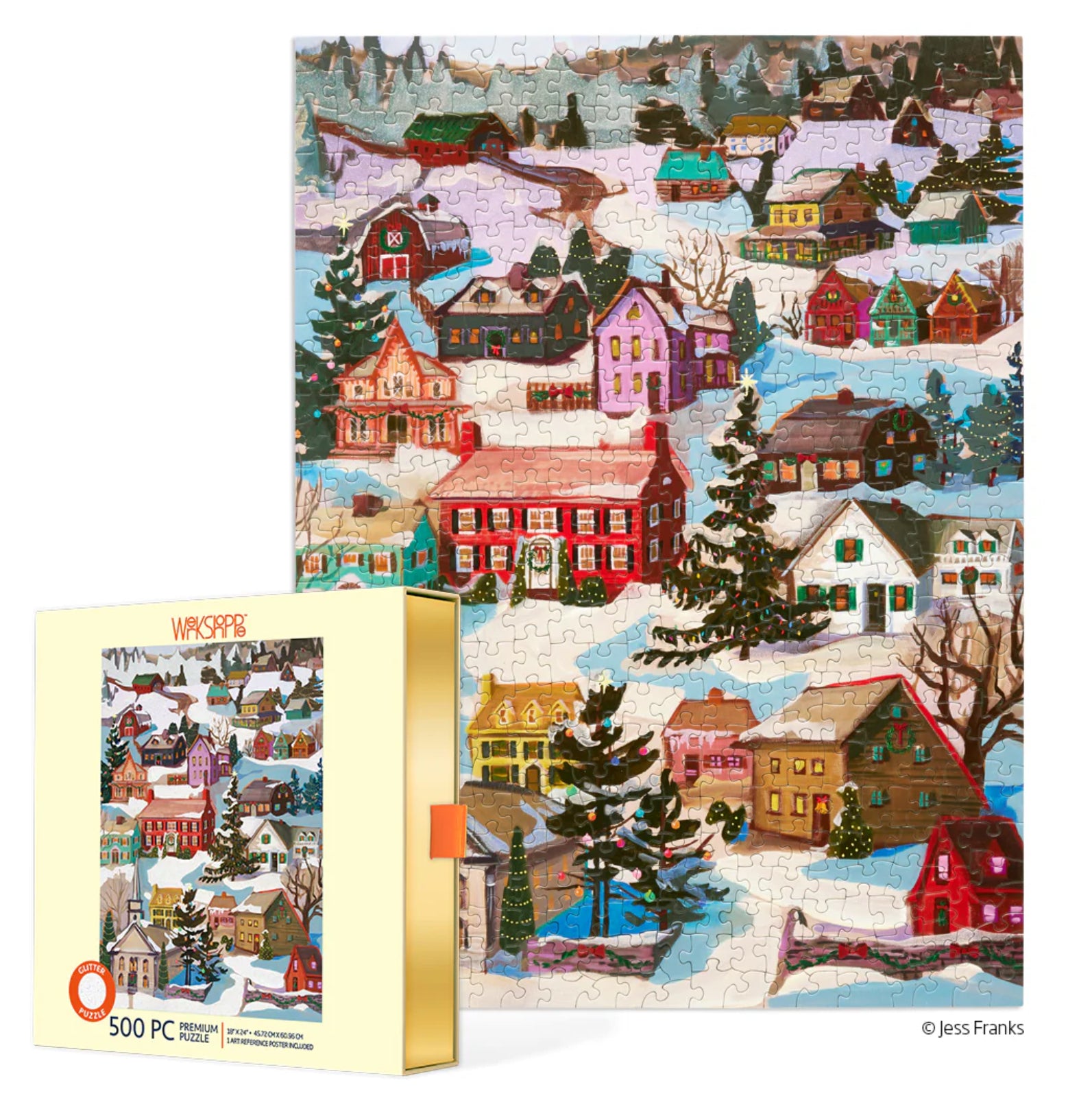Winter Village 500 Piece Puzzle