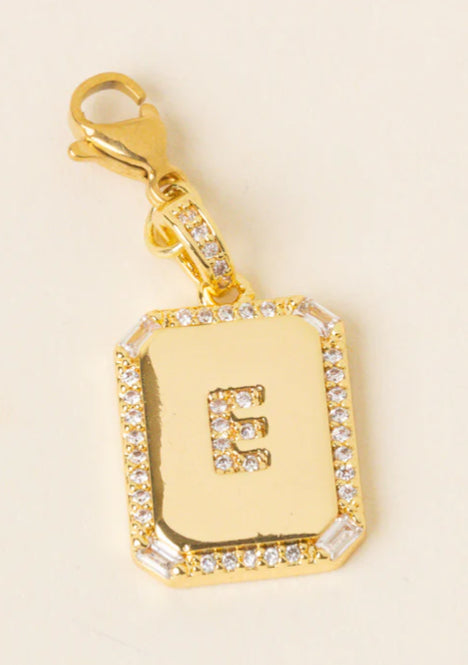 Initial Letter Gold Charm