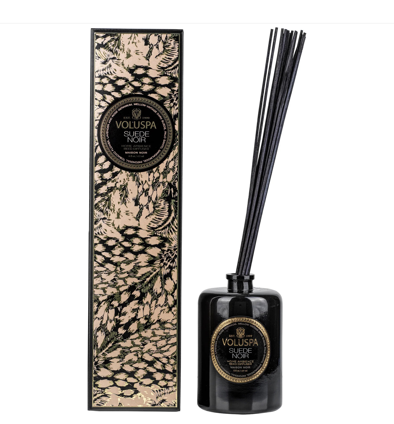 Suede Noir Voluspa Reed Diffuser