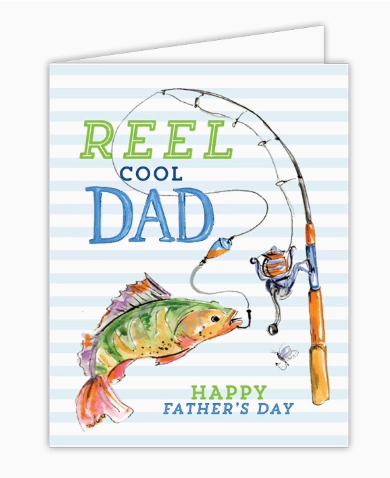 “Reel Cool Dad” Hand-painted Greeting Card