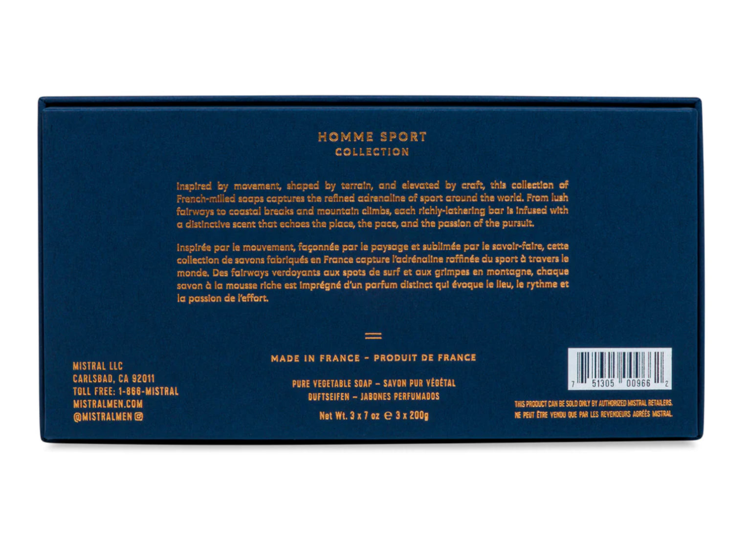 Mistral Men’s 3 Soaps Set