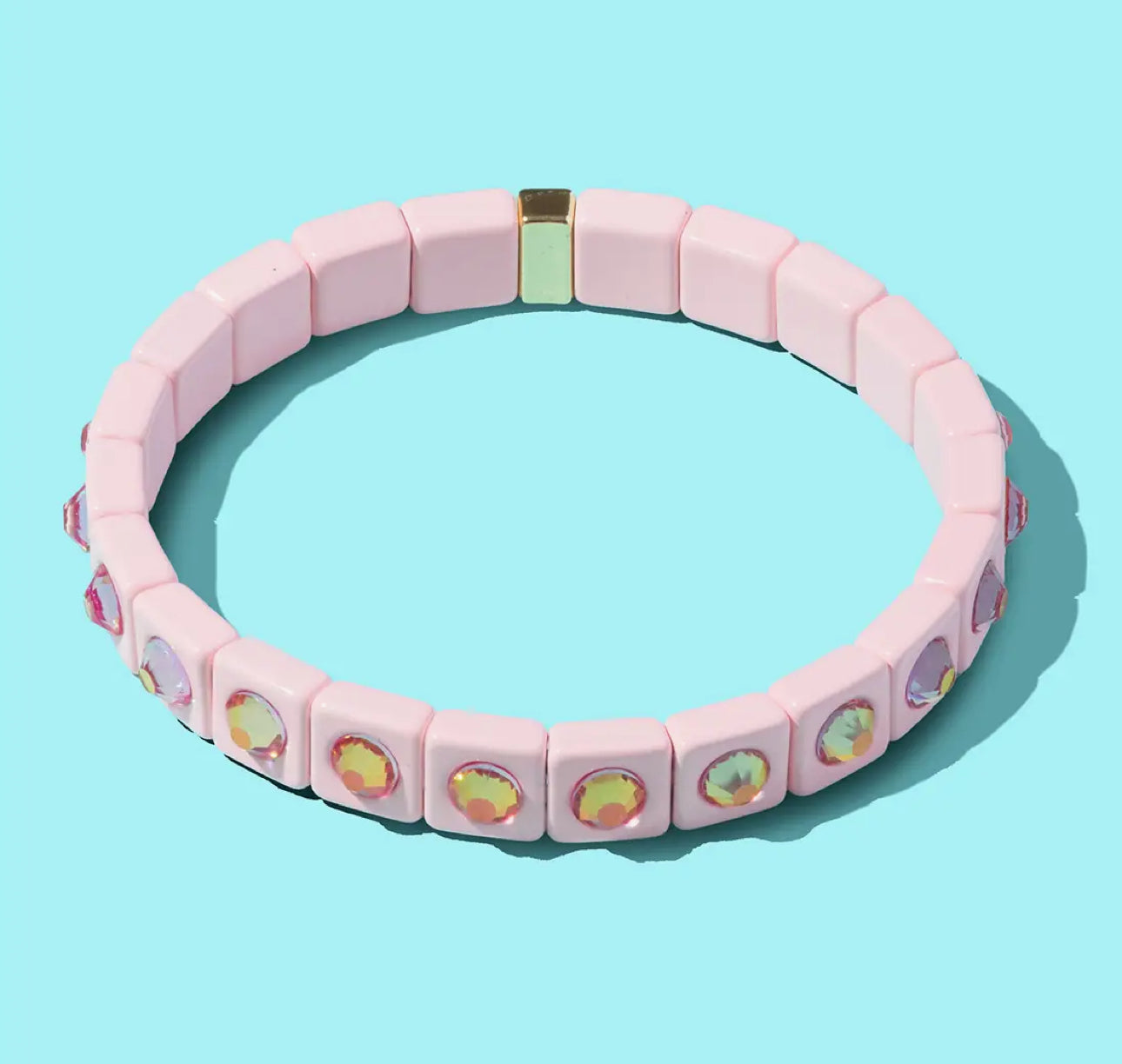 Maeve Enamel Stretch Bracelet by Taylor Elliott Designs