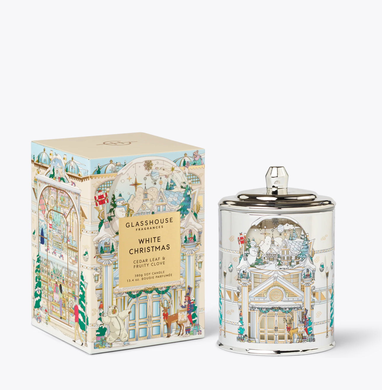 White Christmas 13.4 oz Glasshouse Candle