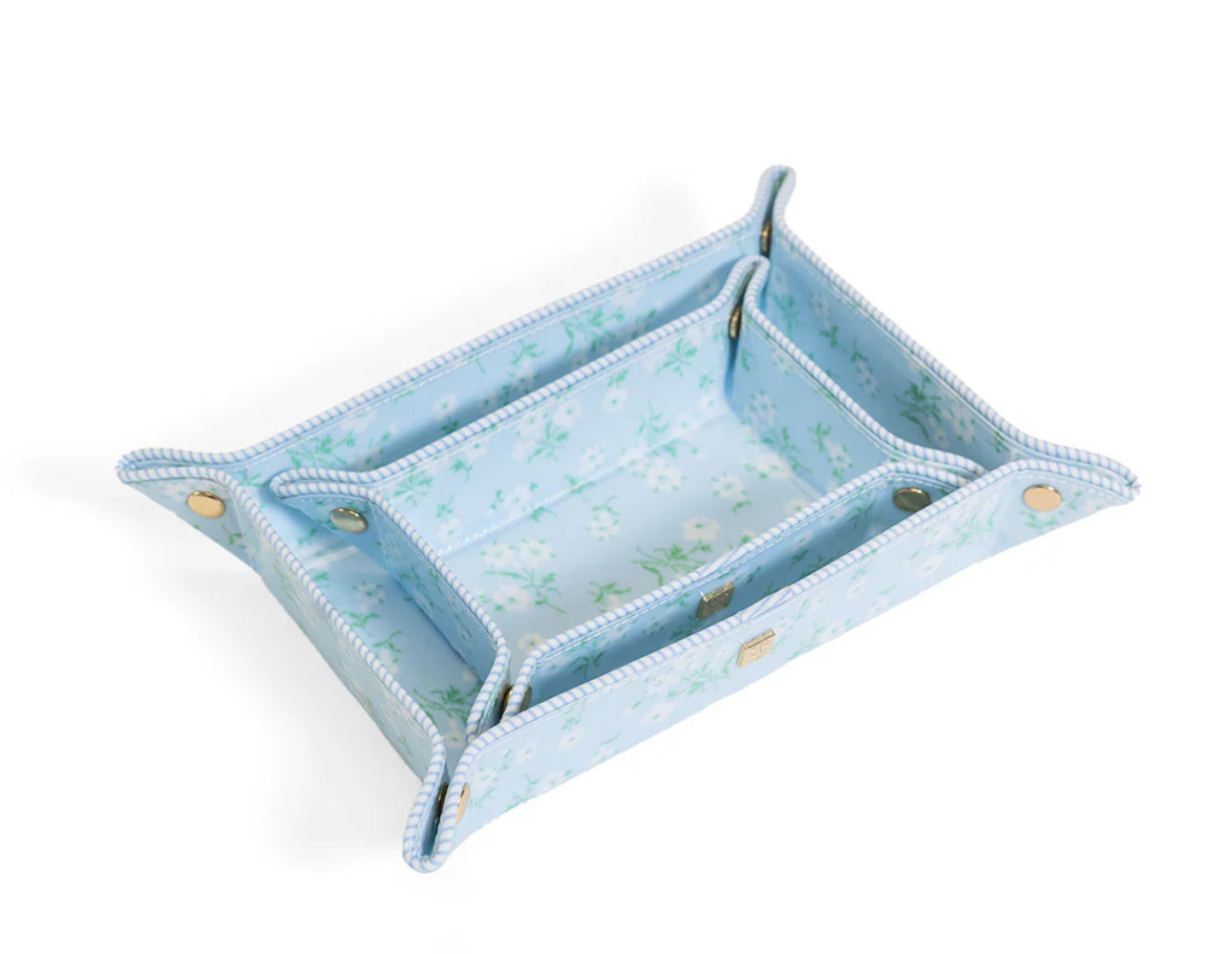 Kiki Floral Glossy Valet Tray Set by TRVL Design