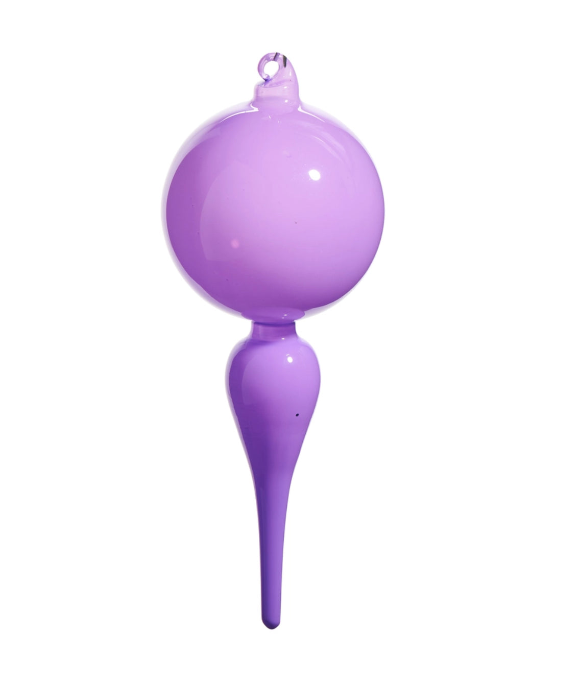 8” Bright Purple Finial Ornament