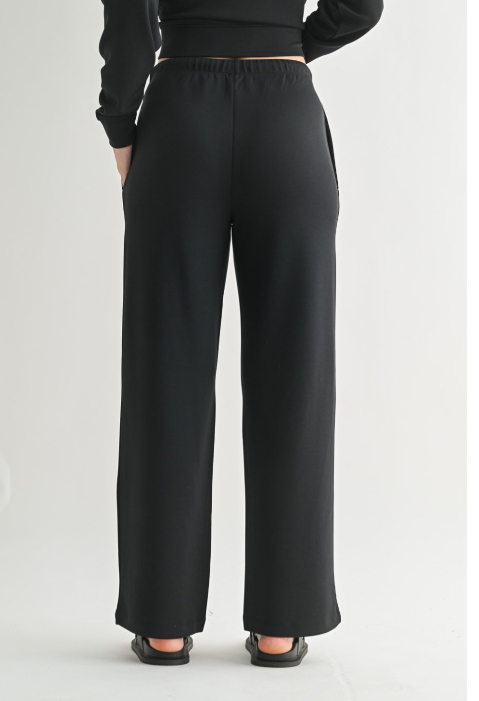 Laguna Wide Leg Pant : Black