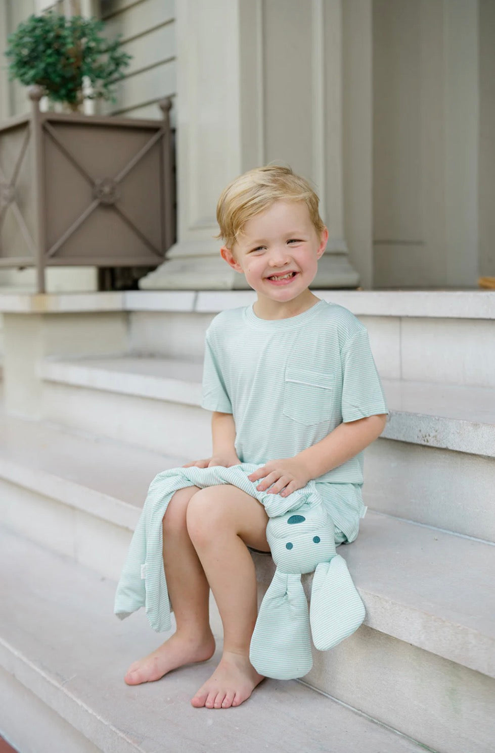 Mini-Stripe Dog Lovey Blanket