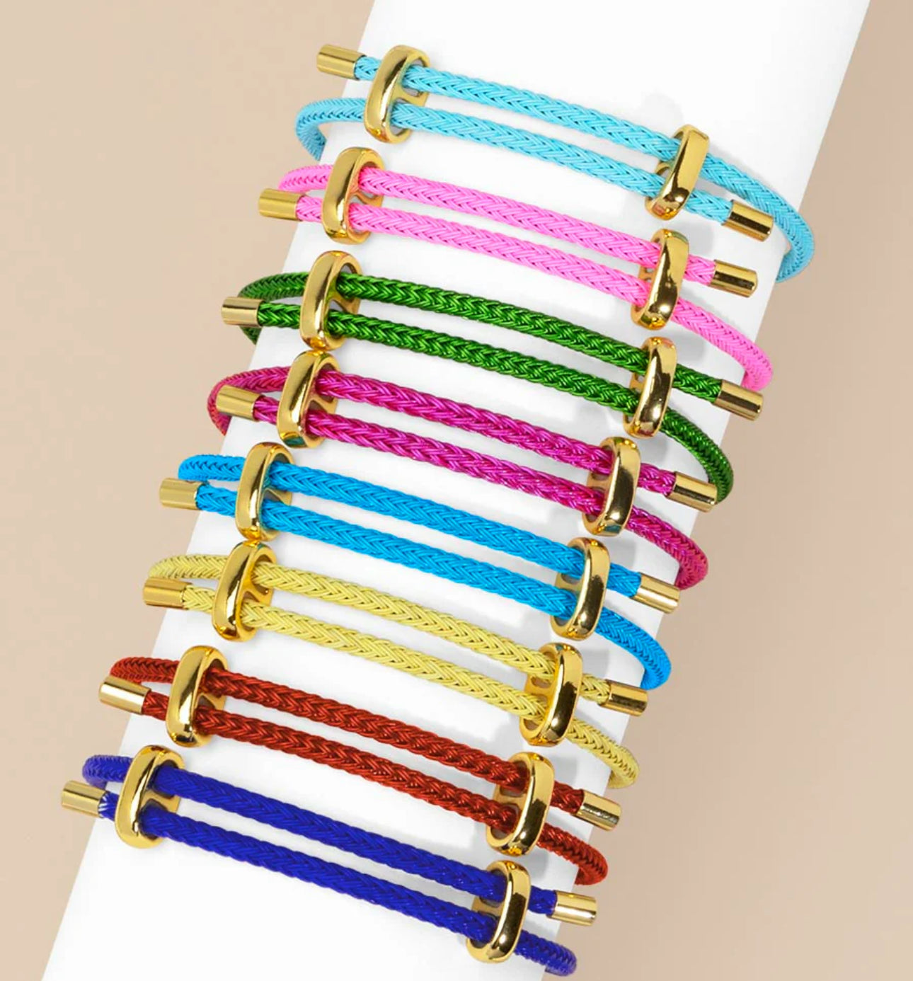 Adjustable Braided Rope Bracelet