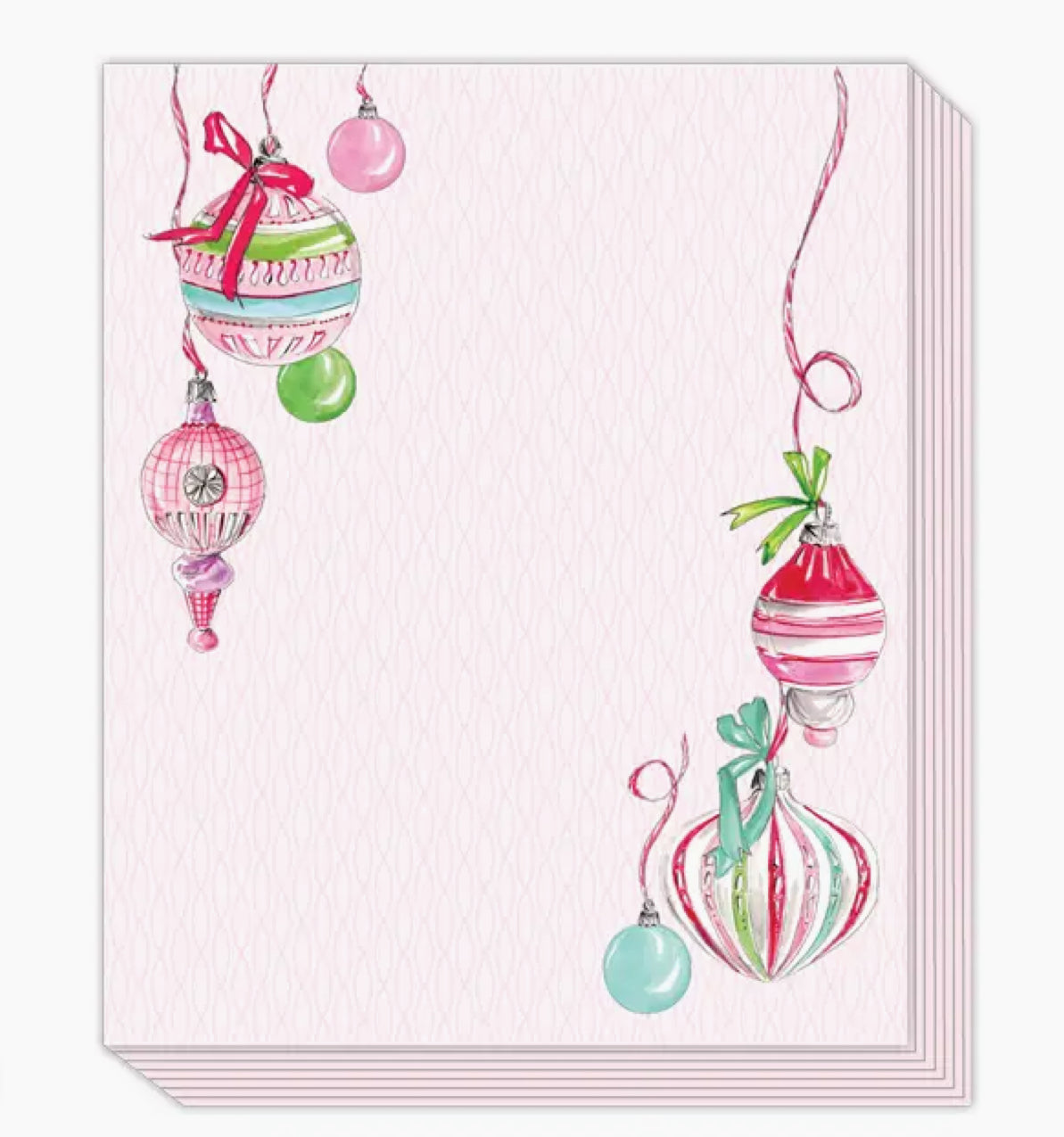 Vintage Hanging Ornaments Tall Stack Notepad