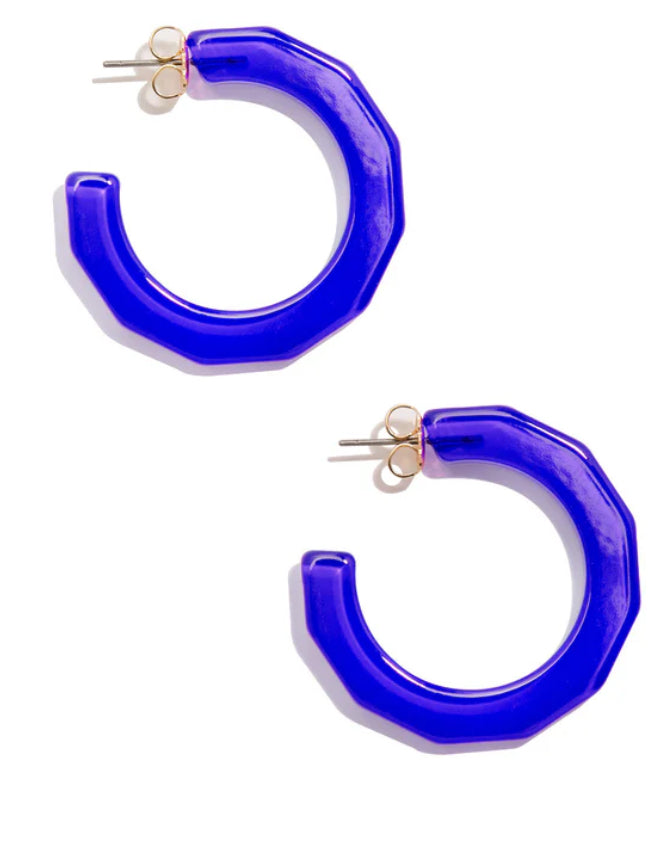 Small Textured Hoop Earrings