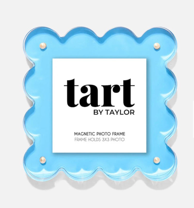 Neon Blue Mini Acrylic Picture Frame