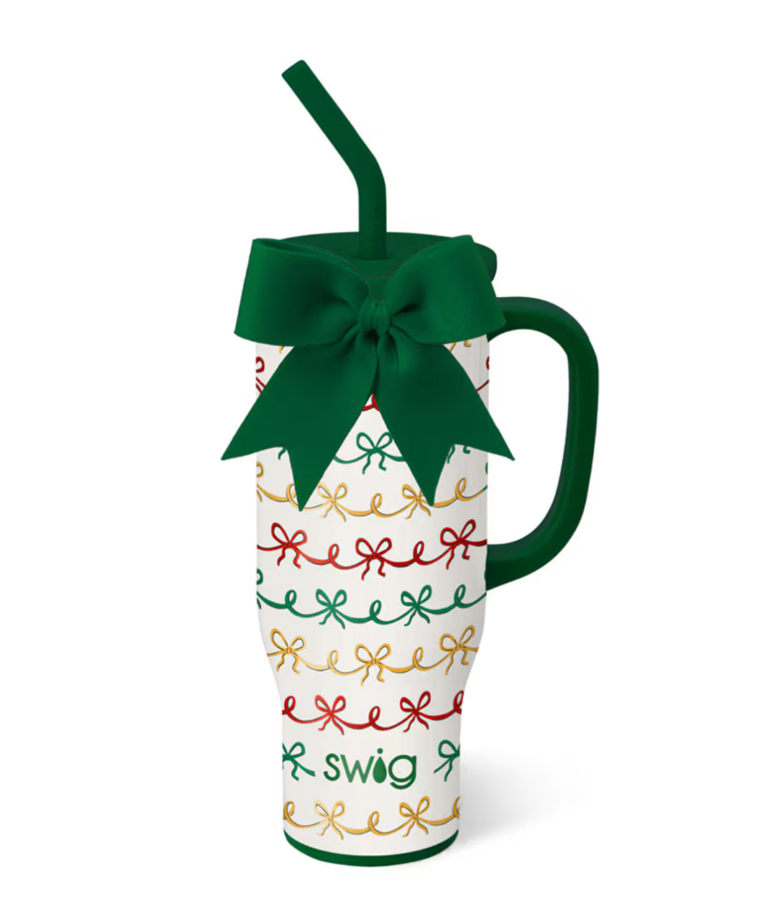 Christmas Bows Mega Mug 30oz