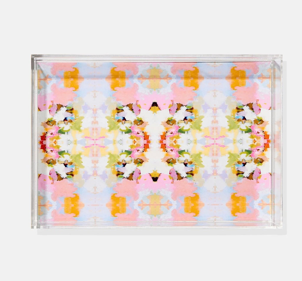 Brooks Avenue Pink (Laura Park Designs) Acrylic Small Tray