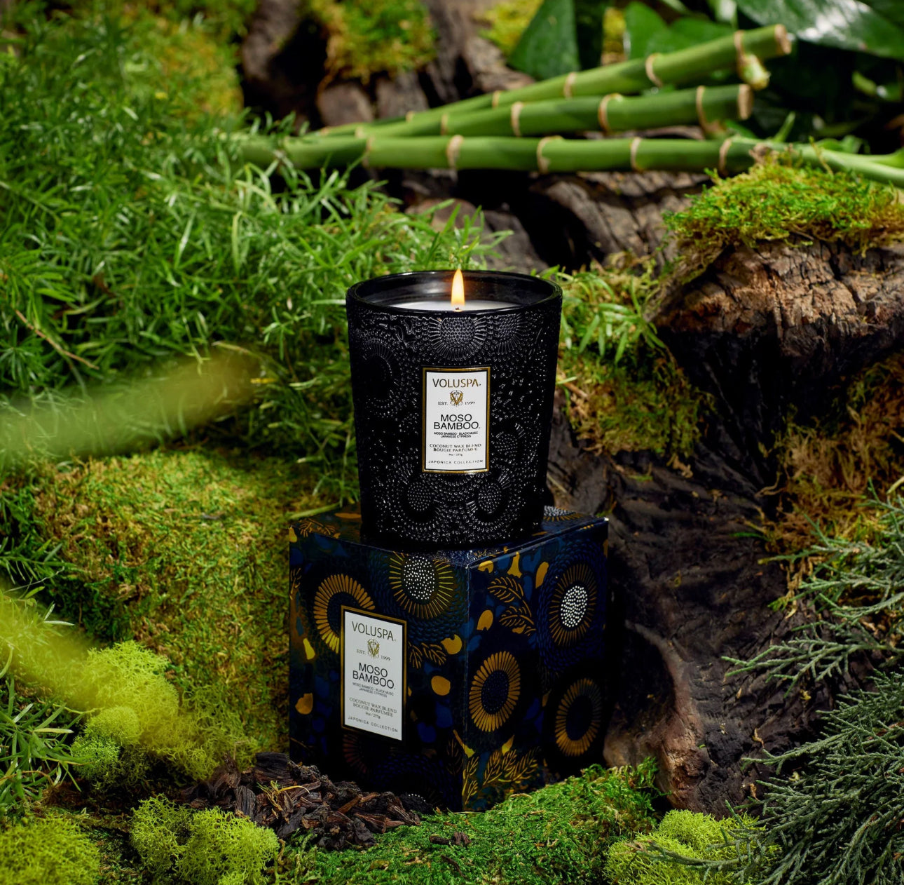 Voluspa Classic Jar Candle Moso Bamboo - Thumbnail 4