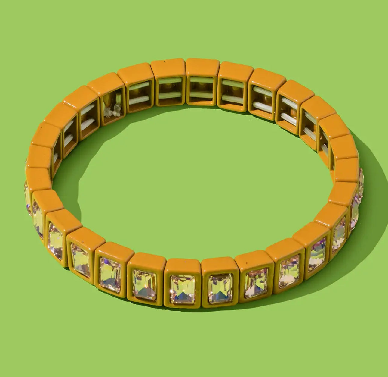 Penelope Enamel Stretch Bracelet by Taylor Elliott Designs