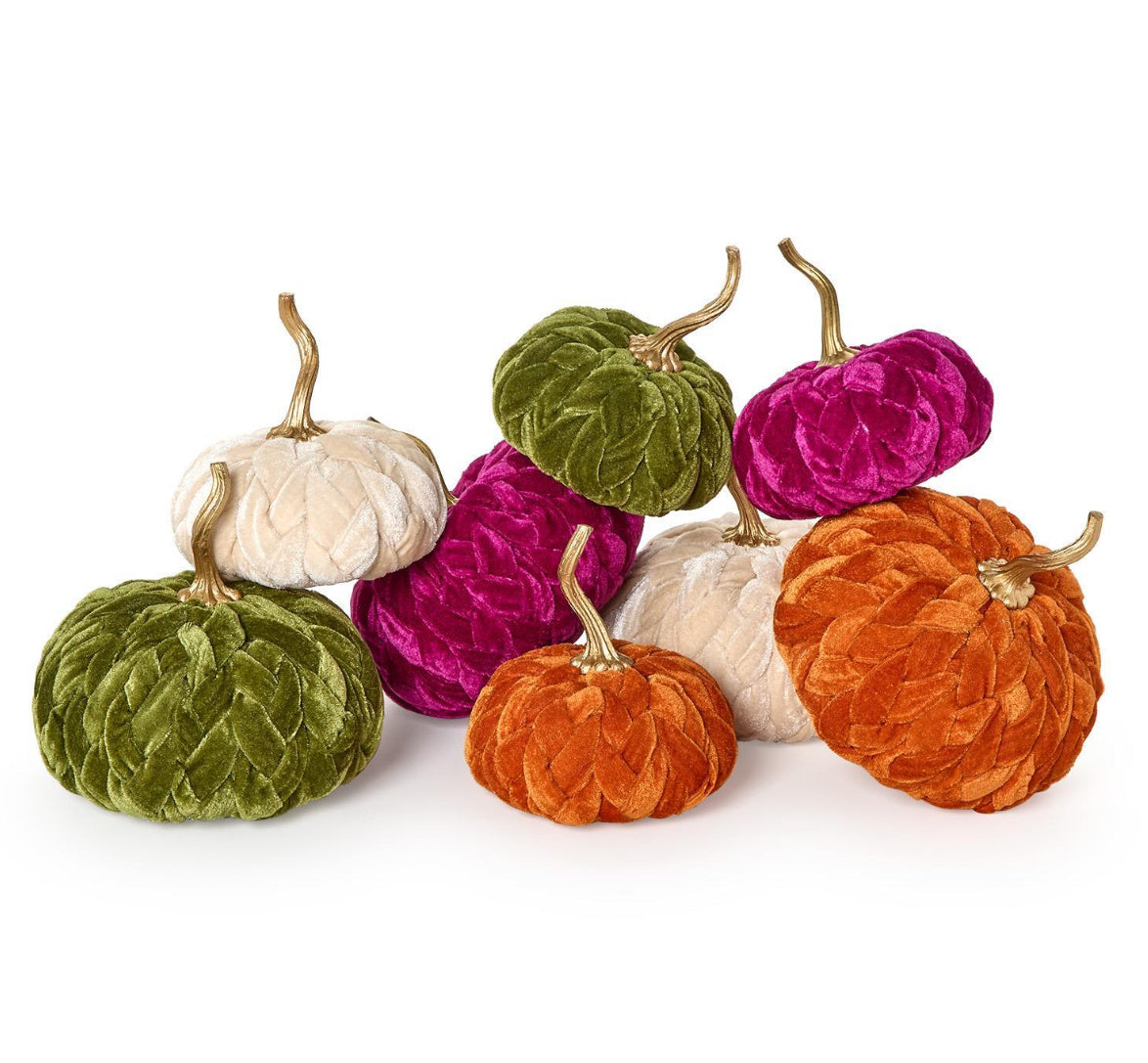 Braided Plush Pumpkins