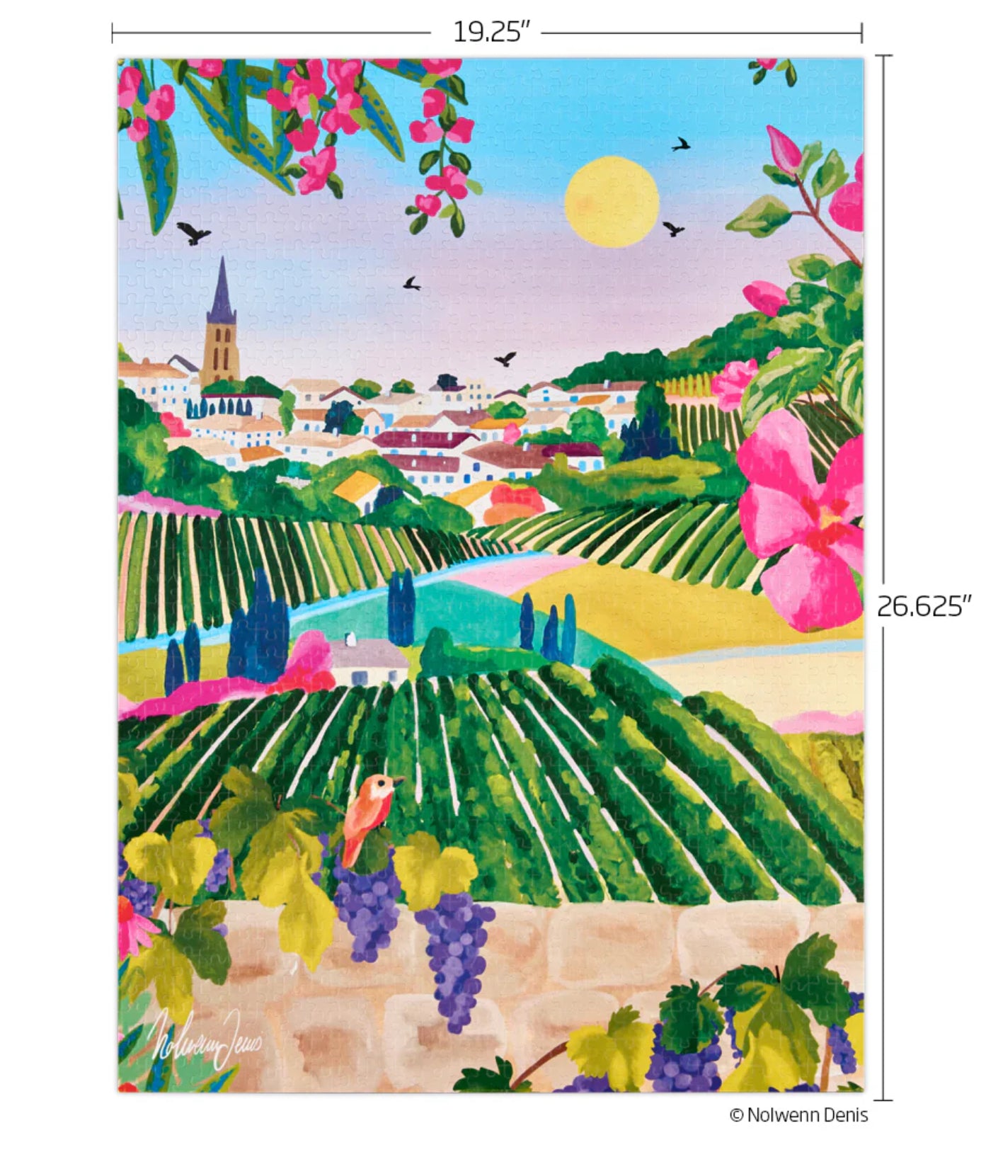 Village Vineyard 1000 Piece Puzzle