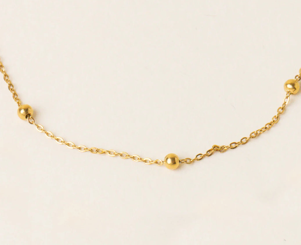 Chloe Beaded Charm Necklace