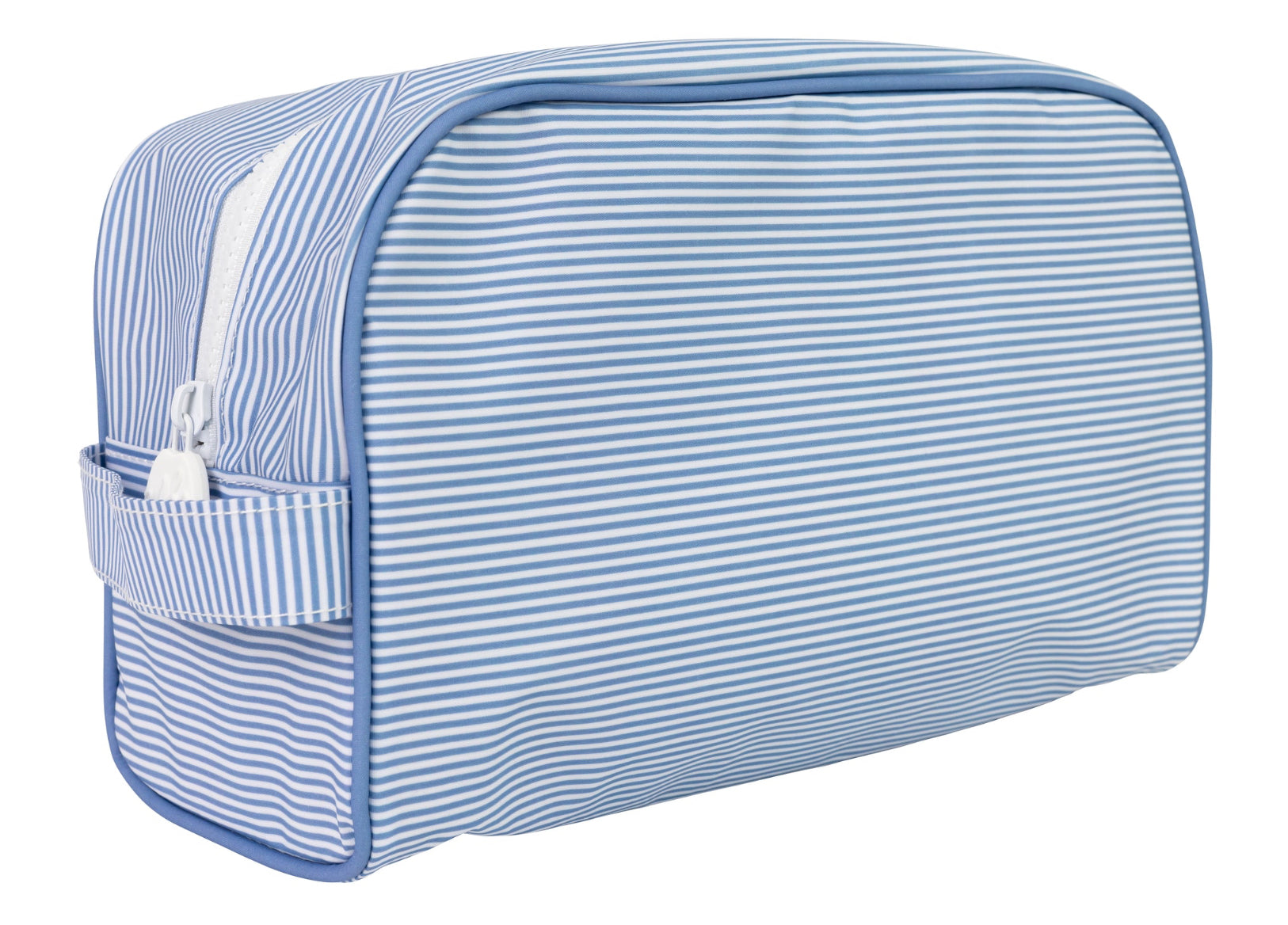 Navy Mini Stripe The Dopp Kit by Apple of My Isla