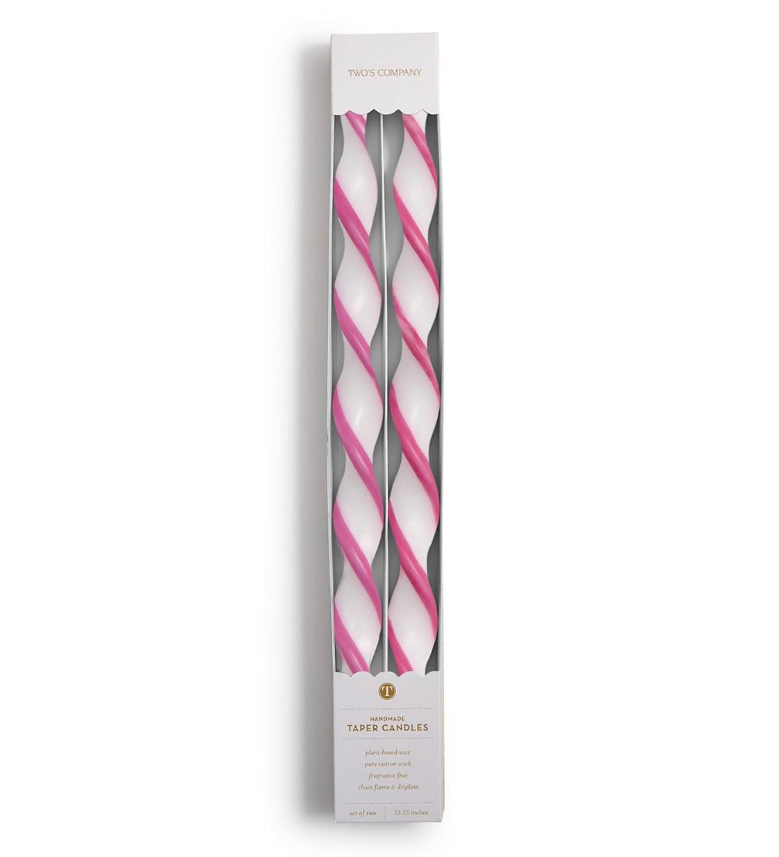 Twist & Glow Ribbon Taper Candles