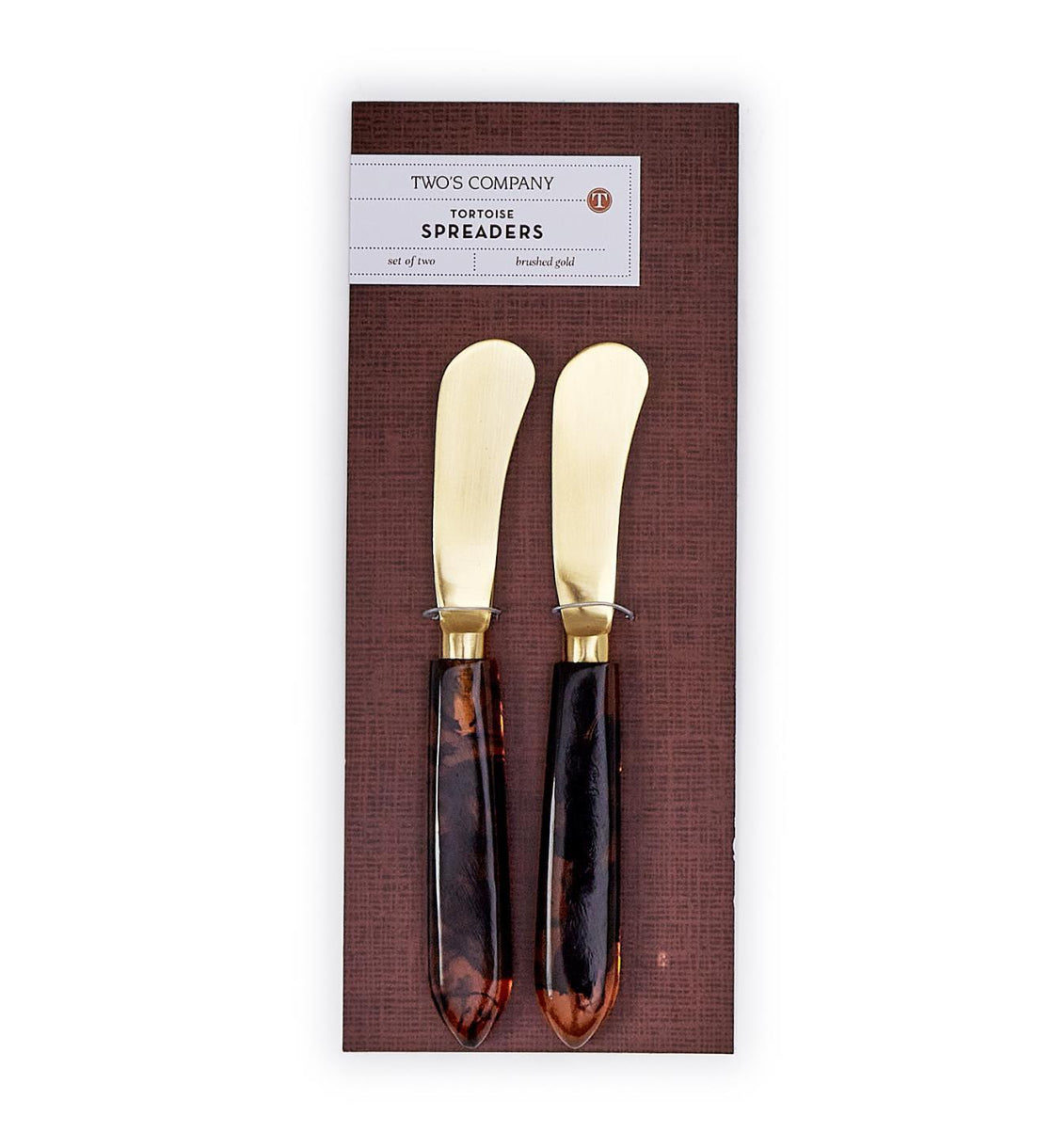 Tortoise Swirl Spreader Set of 2