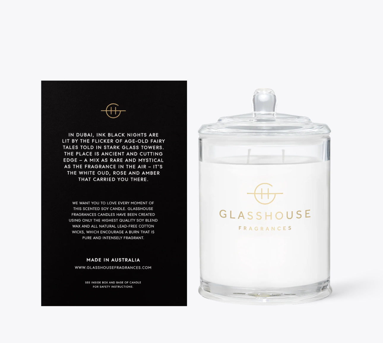 Glasshouse Arabian Nights 13.4oz Candle
