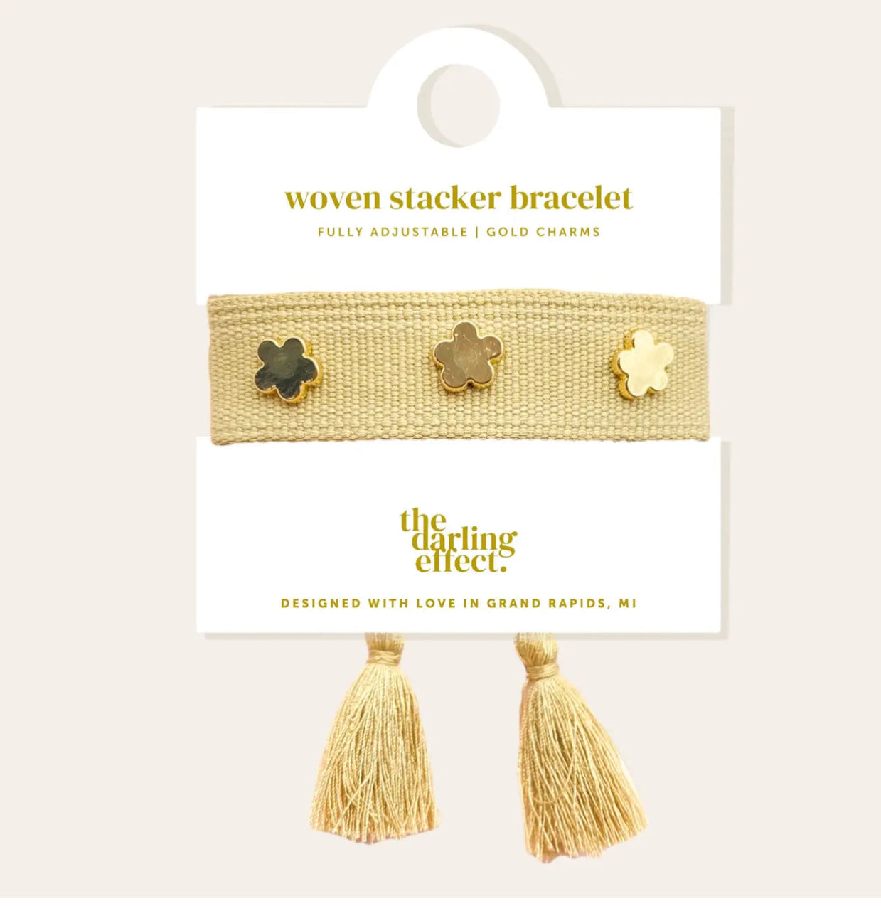 The Darling Effect woven Stacker Bracelet