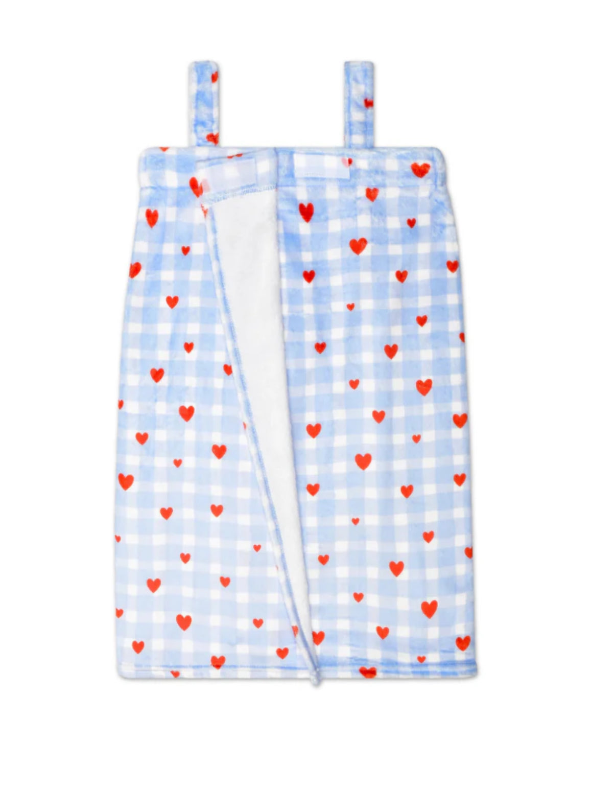 Gingham Hearts Spa Wrap