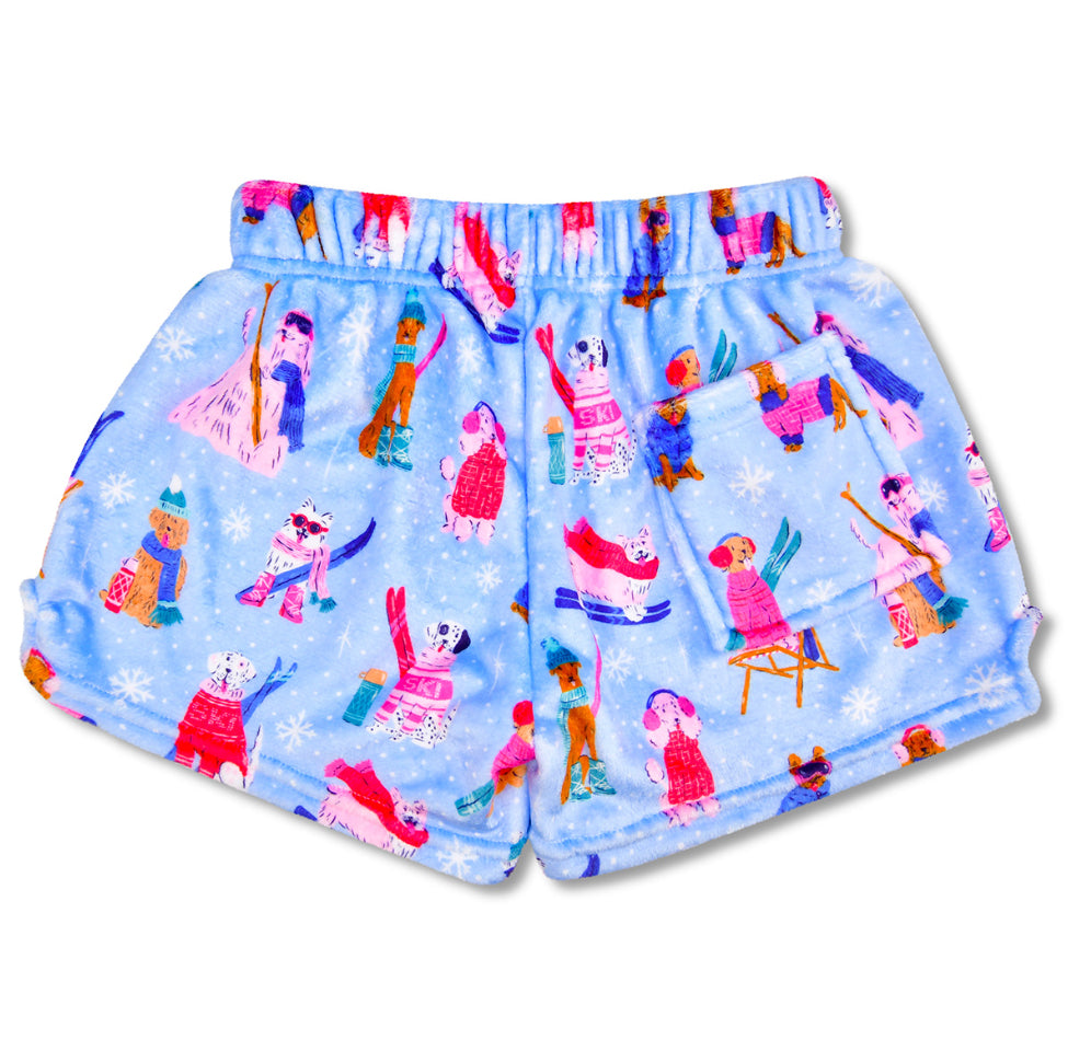 Ski Dogs Plush Shorties