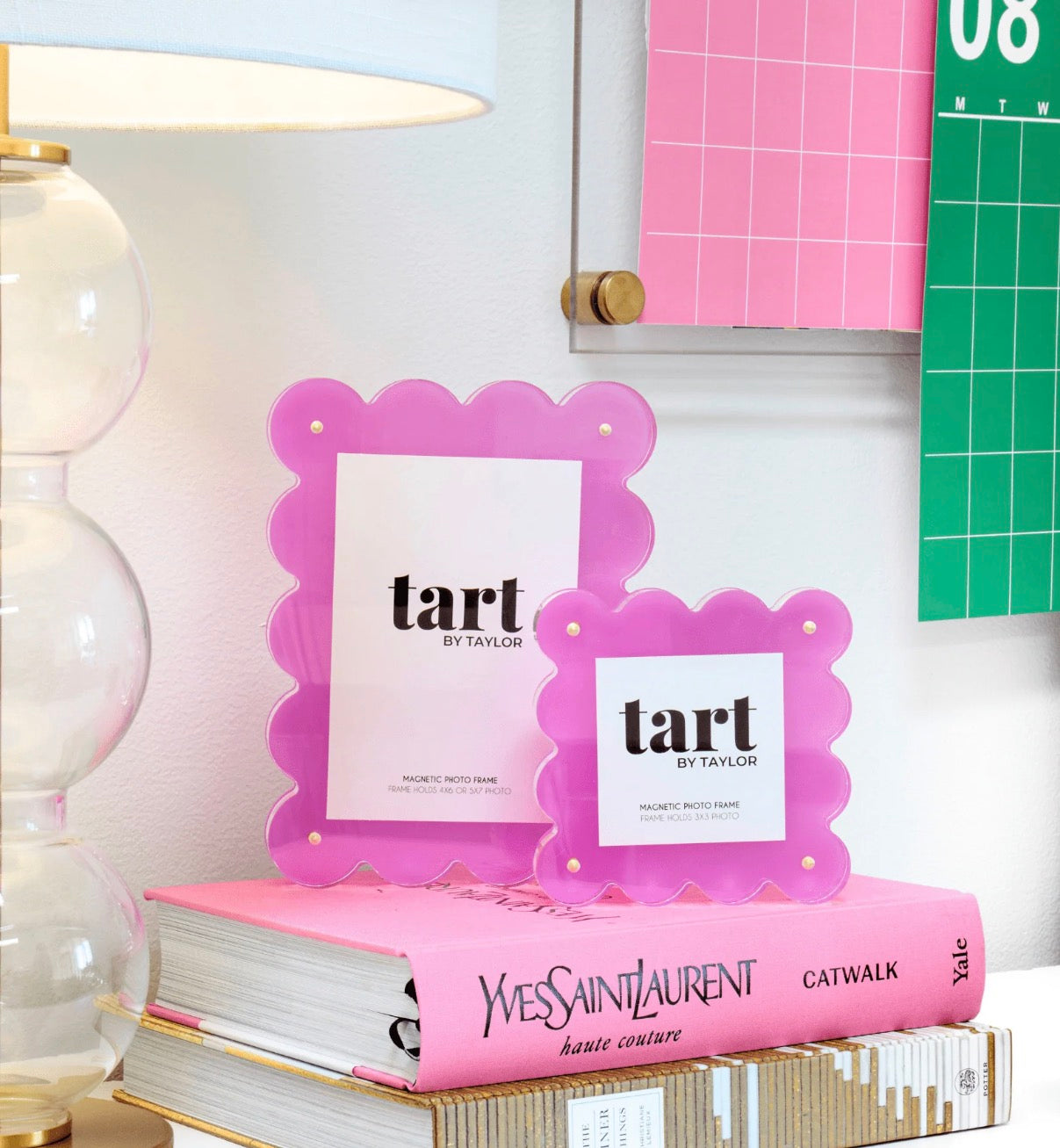 Fuchsia Mini Acrylic Picture Frame