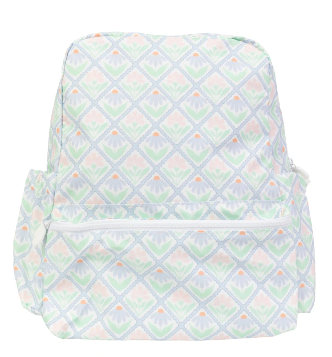 Pastel Floral Apple of My Isla The Backpack