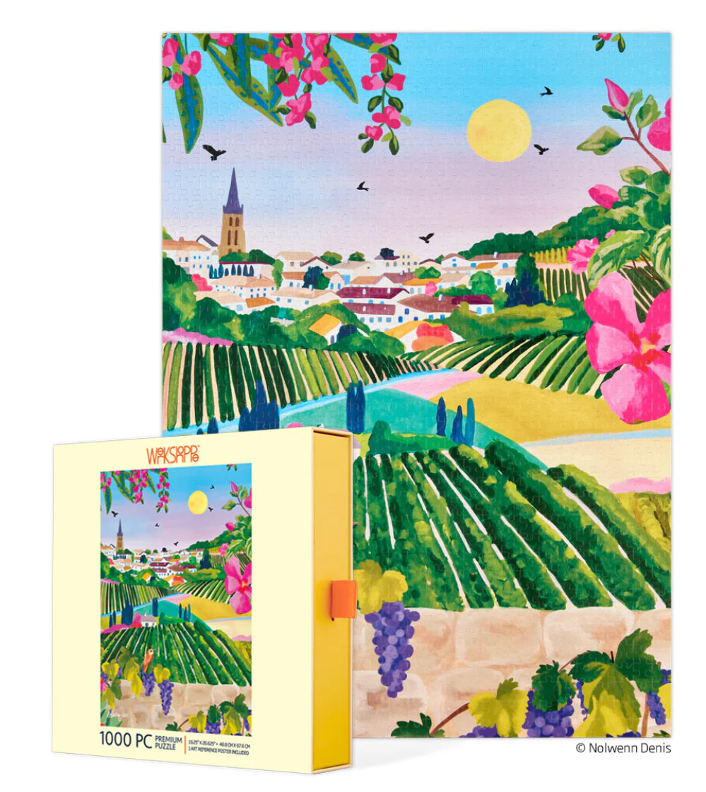 Village Vineyard 1000 Piece Puzzle