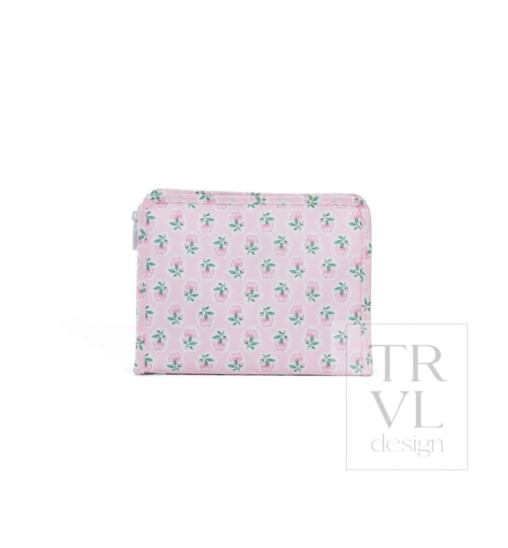 ROADIE SMALL ZIP POUCH | Petite Fleur Pink