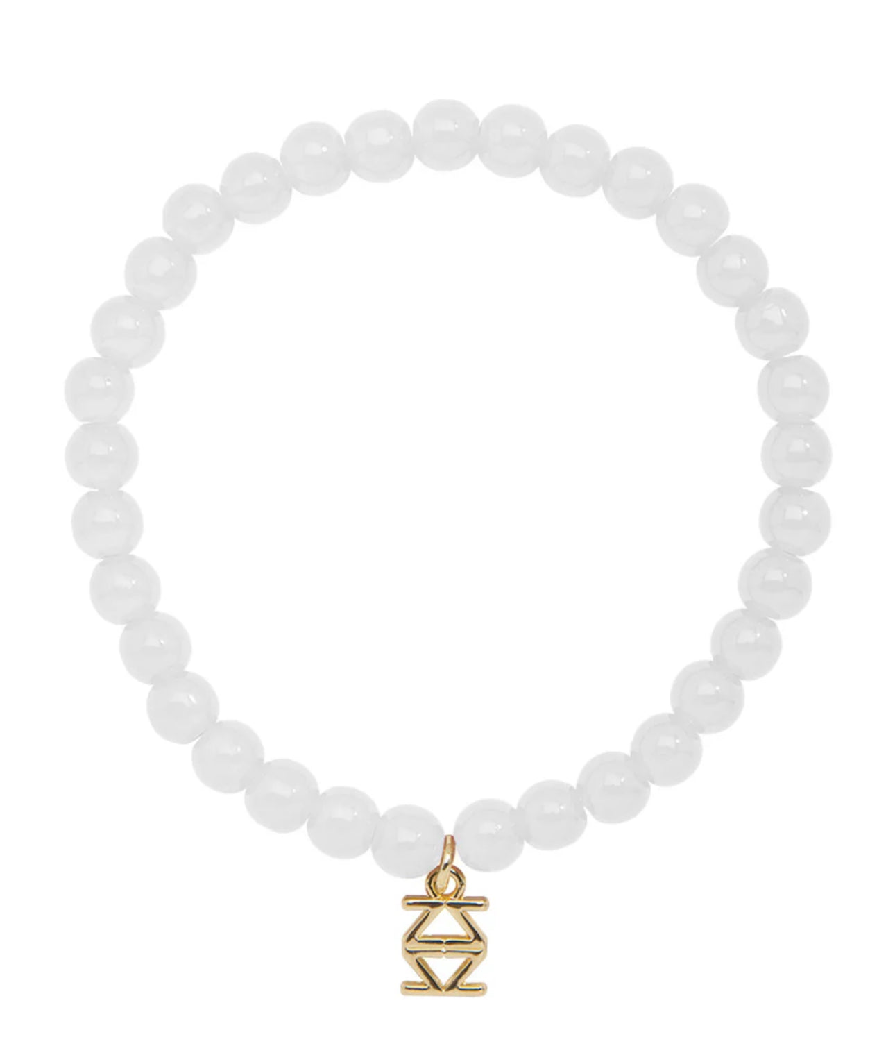 Glass Bead Small Stretch Bracelet