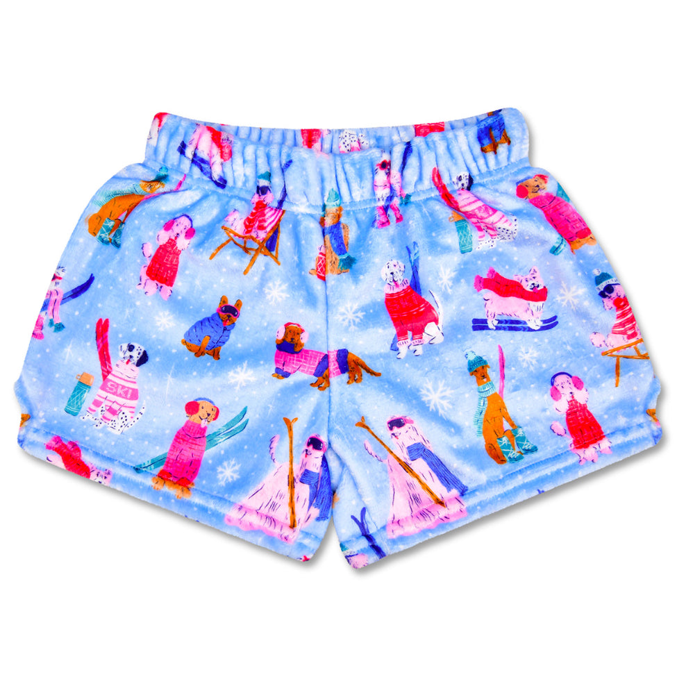 Ski Dogs Plush Shorties