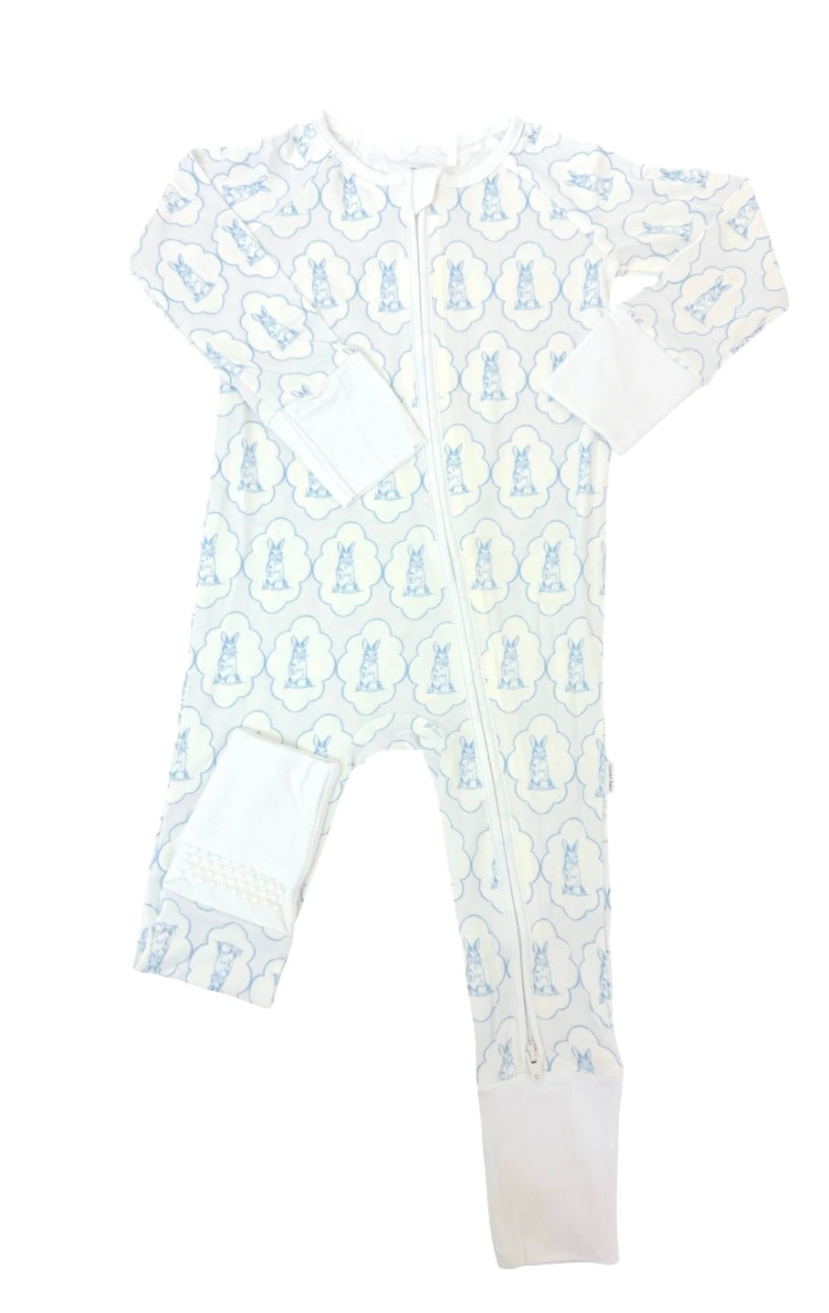 Blue Bunny Sleep Romper: The Uptown Baby