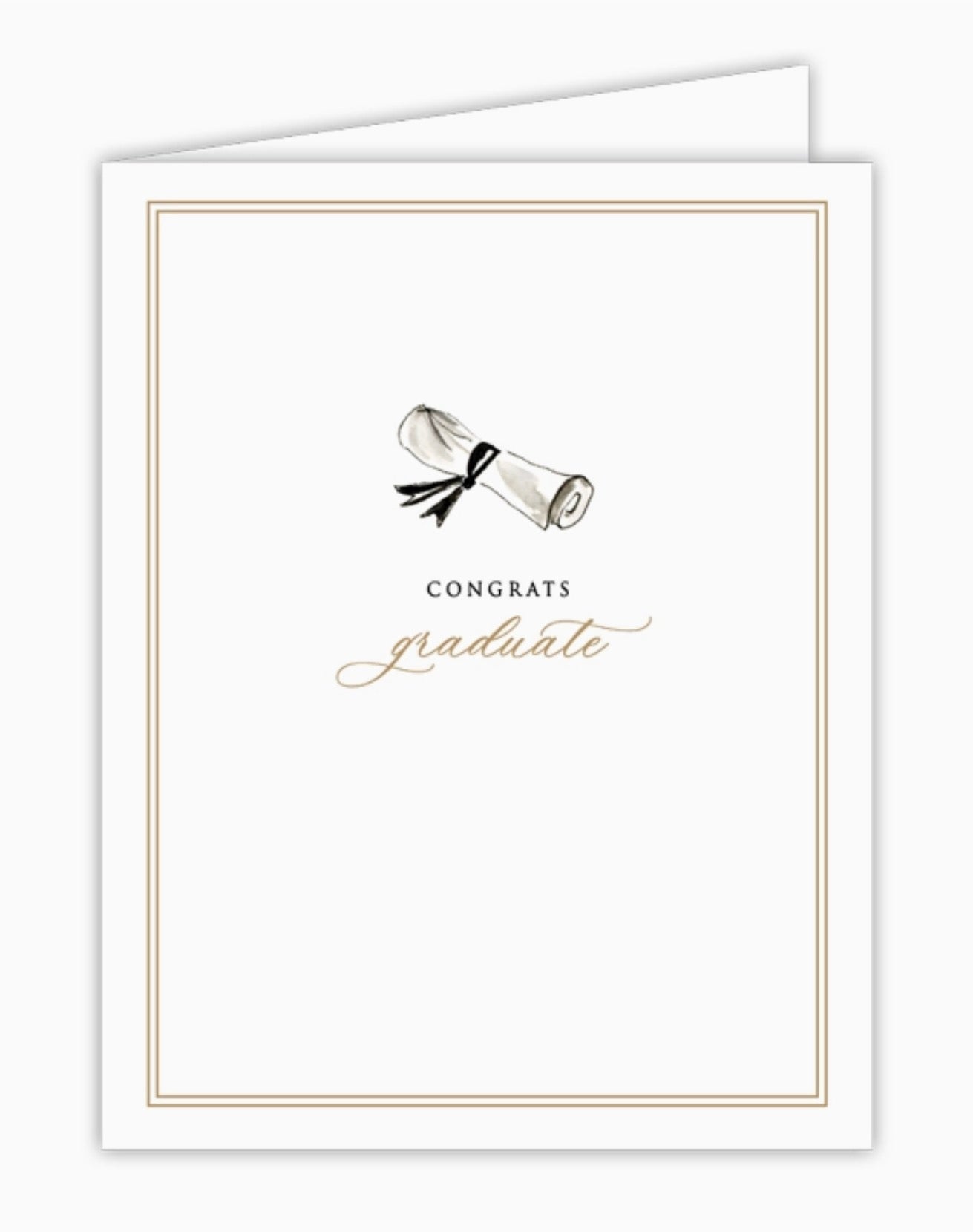“Congrats Graduate” Graduation Hand-painted Greeting Card