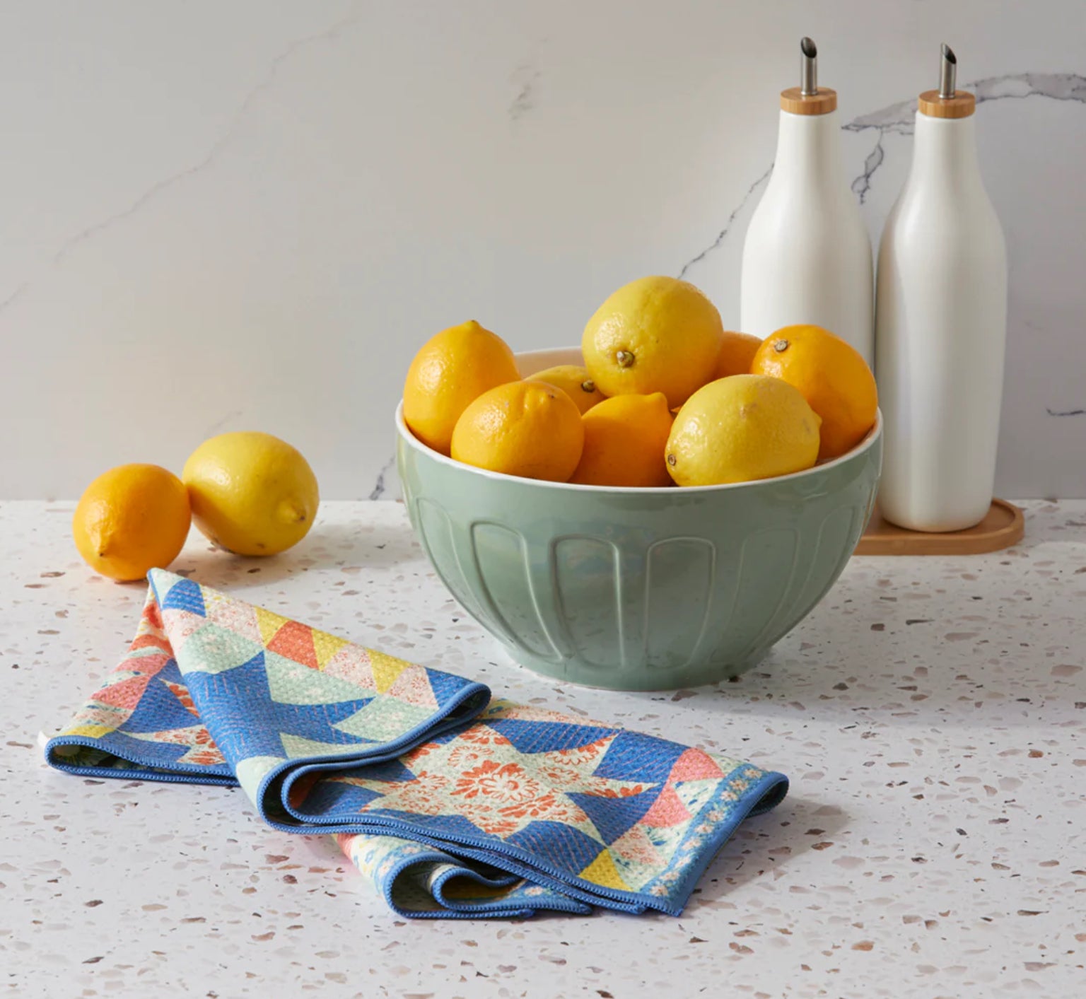 Vintage Glass Microfiber Towel