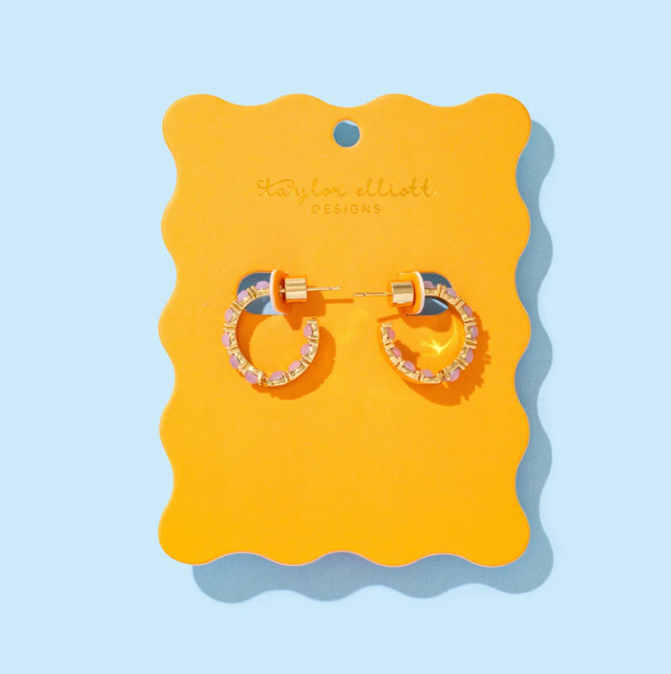 Brooke Hoop Earrings by Taylor Elliott Designs
