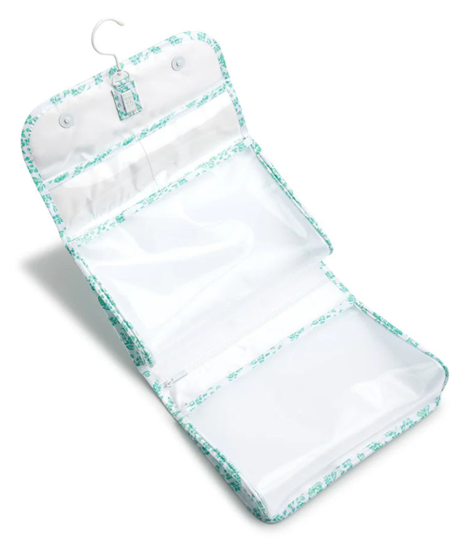 Luxe Gloss All Heart Green Hanging Toiletry Case