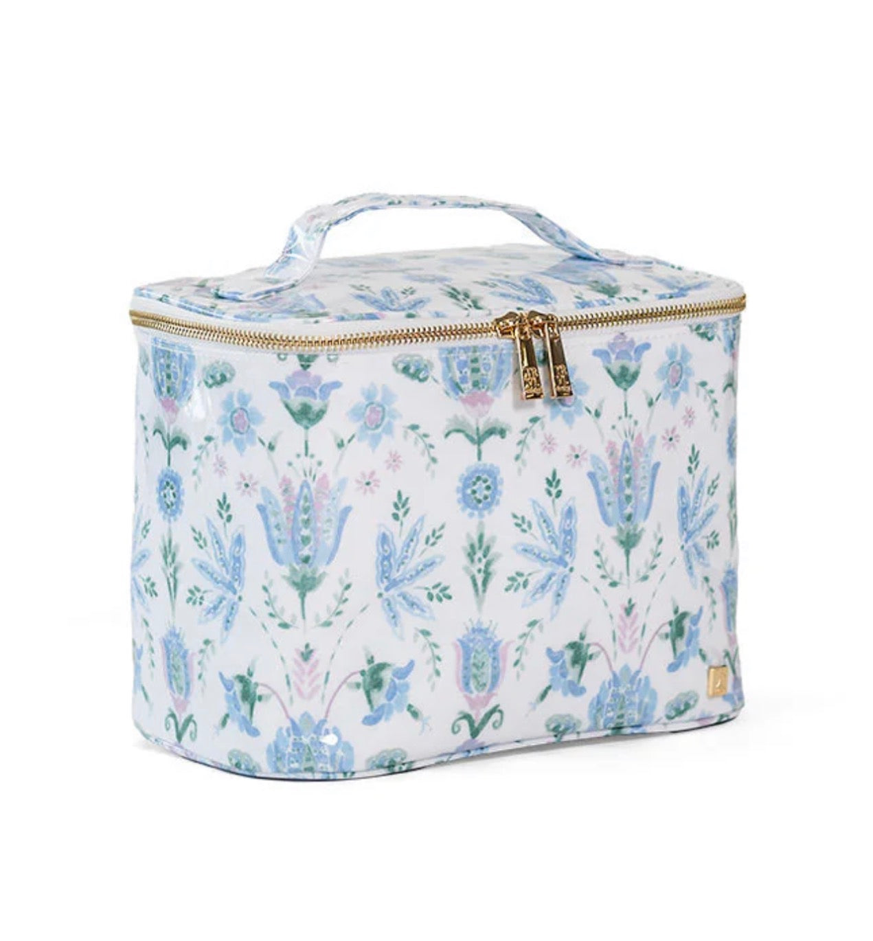 Luxe Glossy Seychelles Train Case | TRVL Design