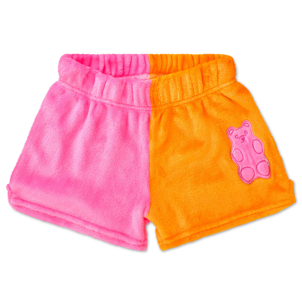 Jelly Bears Color Block Plush Shorties