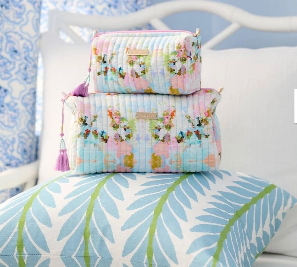 Laura Park Quilted Cosmetic Bag | Brooks Avenue