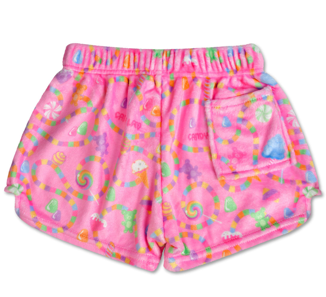 Candy Land Sugar Trail Plush Shorts