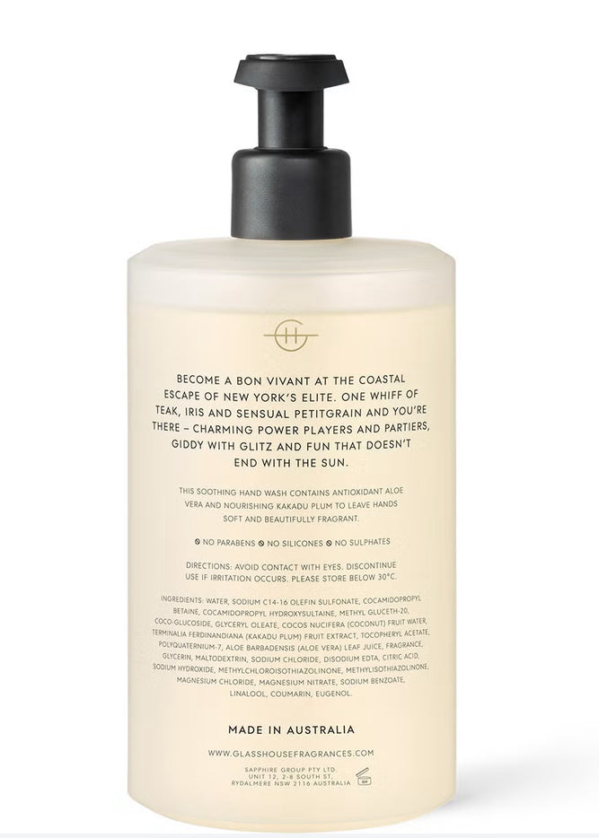 Glasshouse Fragrances The Hamptons Hand Wash 15.2 fl. oz