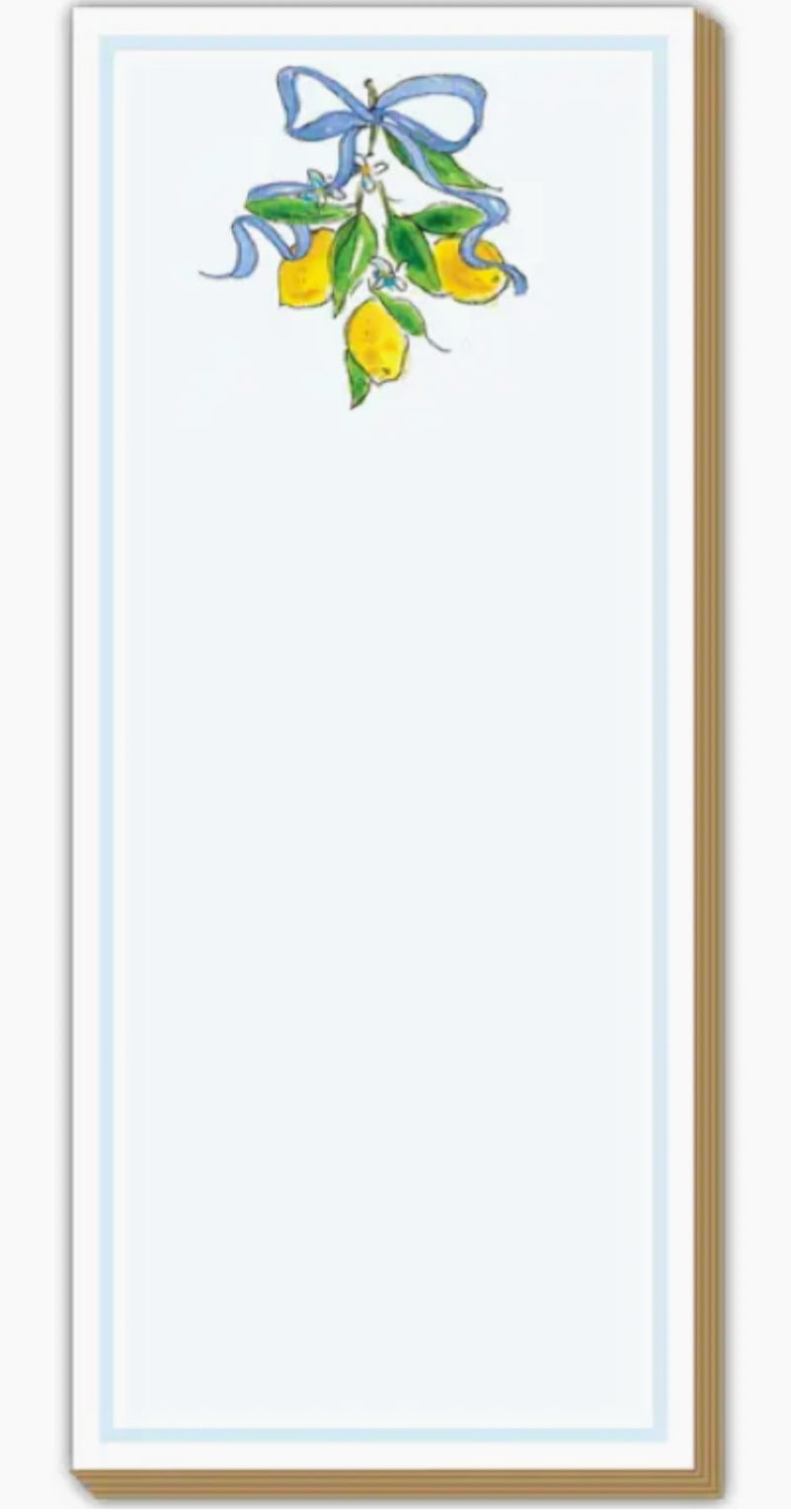 Lemon on Branches Skinny Notepad RosanneBeck